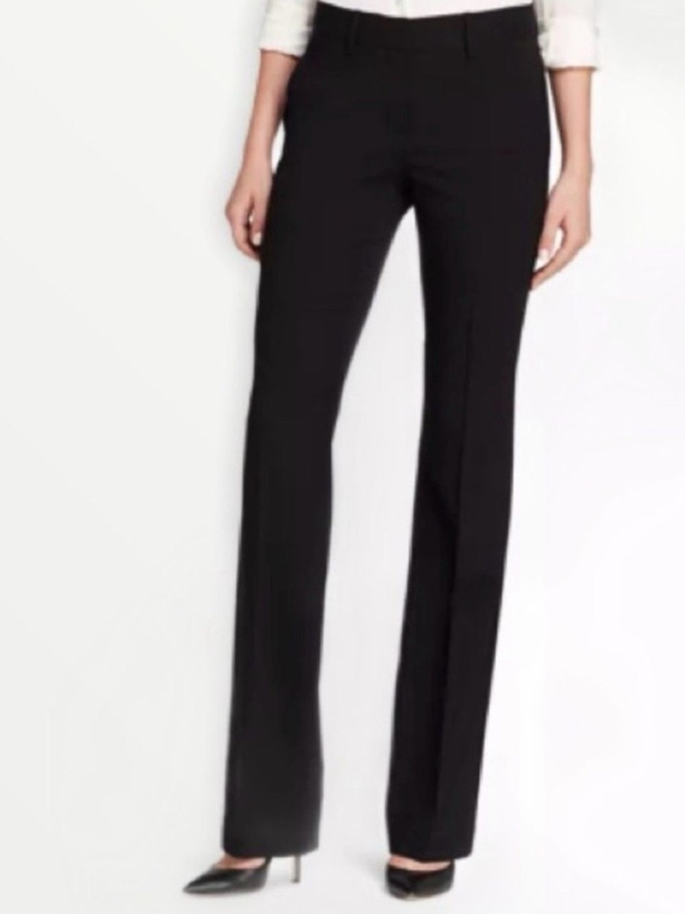 NWT Theory Max C Black Boot-Cut Dress Pants